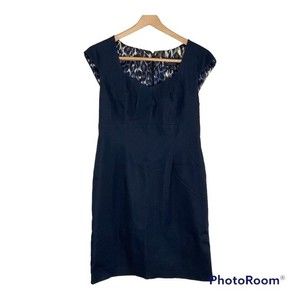 Connected Apparel Denim Finish Sheath Dress - 10
